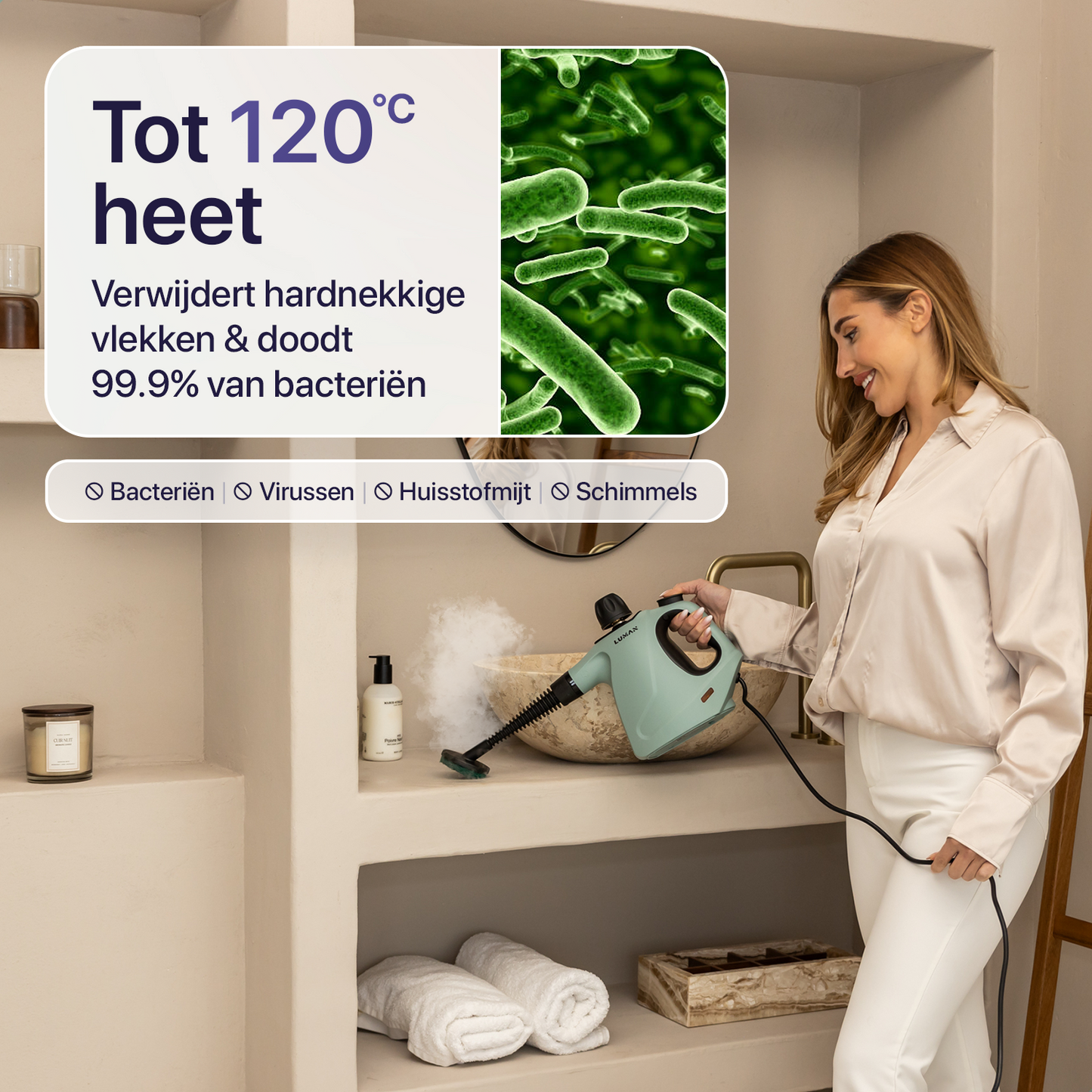 Handstoomreiniger C3 - Steam Lock Functie