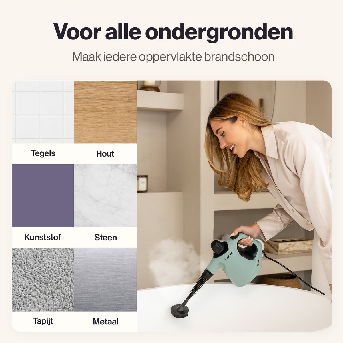 Handstoomreiniger C3 - Steam Lock Functie