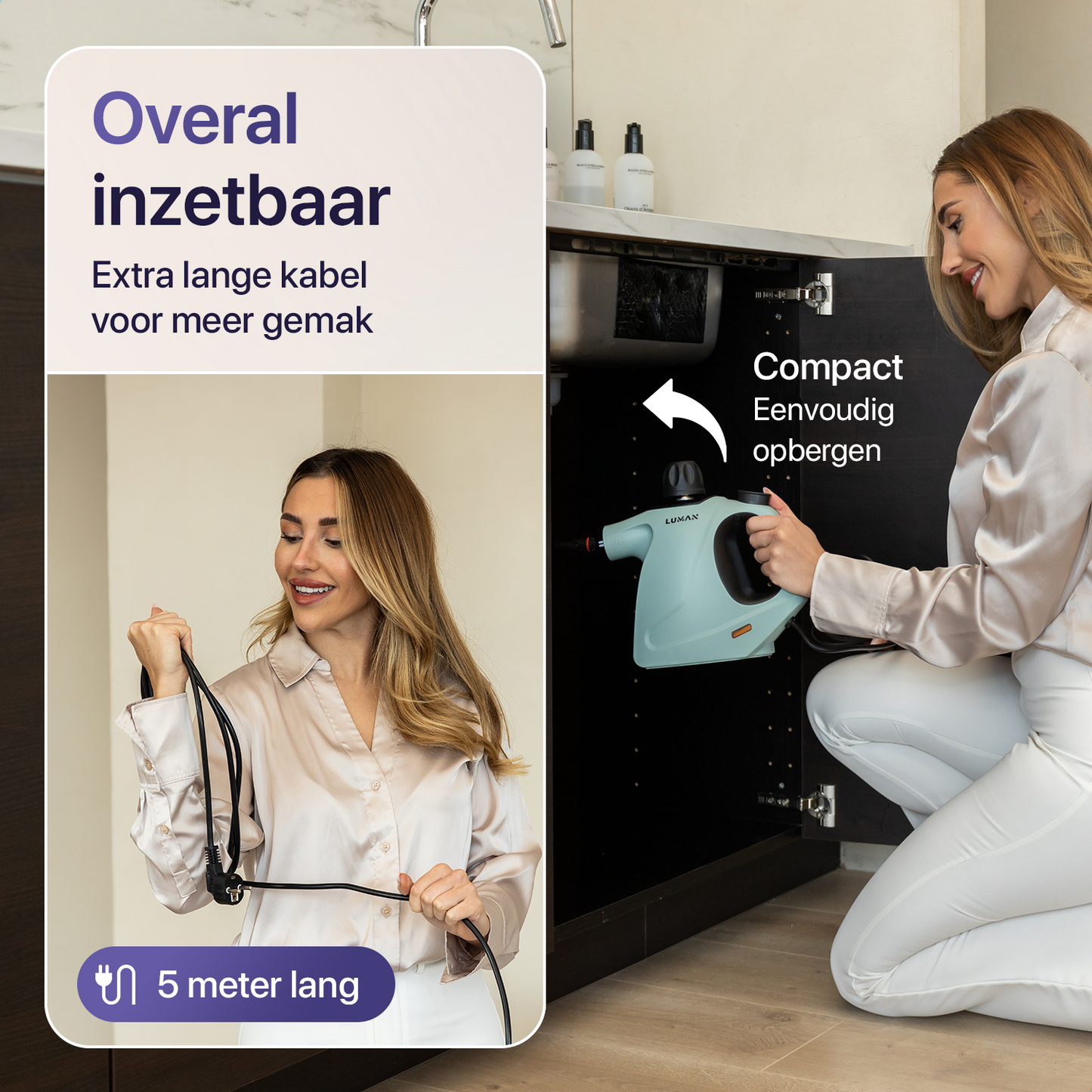 Handstoomreiniger C3 - Steam Lock Functie