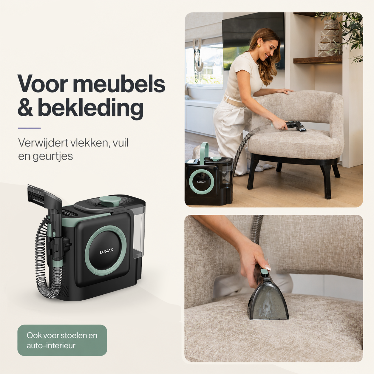 Vlekkenreiniger A3 Pro - Stoomreiniging